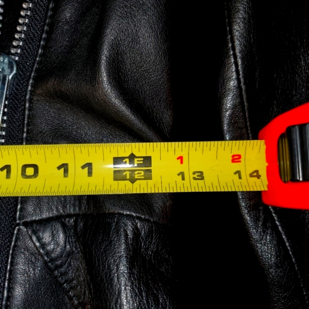 🖤VNTG MINT Black Leather Moto Dress by Michael Hoban 4 North Beach Leather 🖤 - Picture 10 of 13